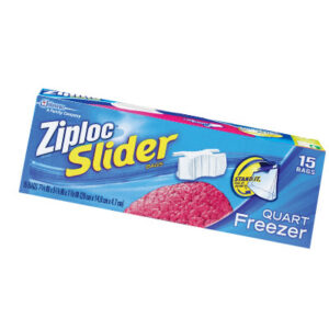 Slider Freezer Bags, Qt., 15-Ct.