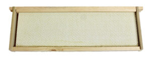 Super Beehive Frame With Foundation, Medium or Honey, Wooden, 5-Pk.