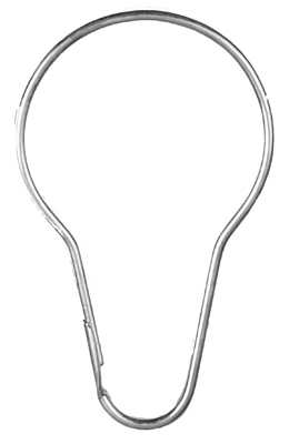 Shower Curtain Rings, Metal, 12-Pk.