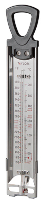 Candy & Deep Fry Thermometer, Stainless Steel, 12-In.