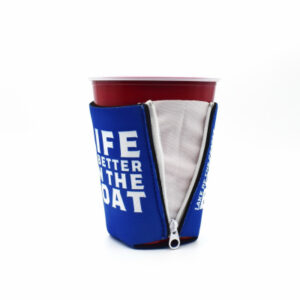 Life is Better on the Boat Blue Can Koozie