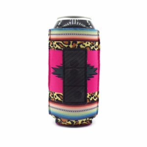 Leopard Serape Magnetic BipSip Can Koozie