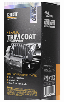 Ceramic Trim Coat Restoration Kit, 10 Wipes