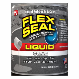 FLEX SEAL Liquid Rubber Sealant, Clear, 32-oz.