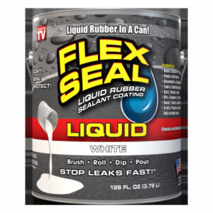 FLEX SEAL Liquid Rubber Sealant, White, 1 GL