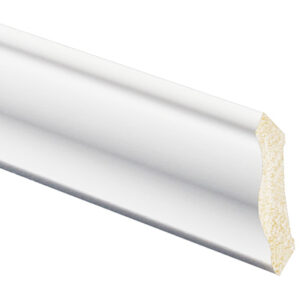Interior Crown Moulding, Crystal White Polystyrene, 2-1/8-In. x 8-Ft.