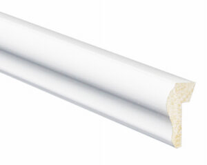Interior Crown Moulding, Crystal White Polystyrene, 1-1/8-In. x 8-Ft.