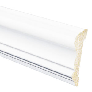 Interior Crown Moulding, Crystal White Polystyrene, 2-5/8-In. x 8-Ft.