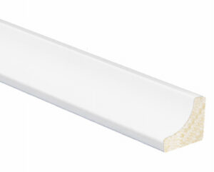 Interior Crown Moulding, Crystal White Polystyrene, 11/16-In. x 8-Ft.