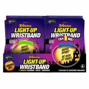 Halloween LED Flashing Wristband, Assorted