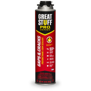 Gaps & Cracks Foam Sealant, Minimal Expanding, 24-oz.