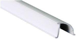 Snap-In Glazing, White Rigid Vinyl, 72 In.