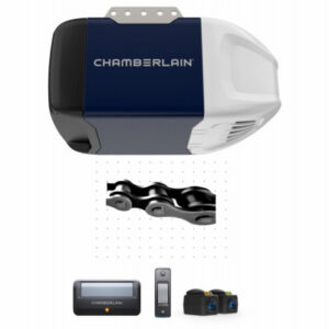 Chain Drive Garage Door Opener, 1/2-HP Motor
