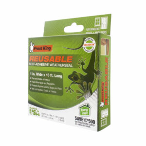 Geckskin Reusable Weatherstrip, Self-Adhesive, 1 In. x 10-Ft.