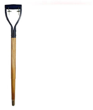 Shovel Handle, Hollowback, D-Grip, 30 In.