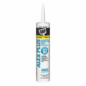 Alex Plus Acrylic Latex Caulk, White, 10.1 oz.