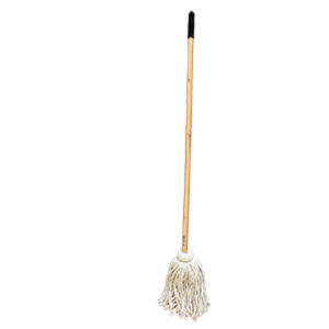 Cotton Deck Mop, Wood Handle