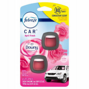 Car Air Freshener Vent Clip, Downy April Fresh Scent, 2-Ct.