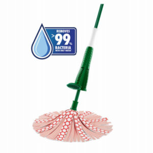 Heavy-Duty Wonder Mop, Power Wringer, Microfiber Strips