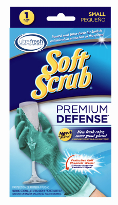 Premium Defense Rubber Gloves, Small