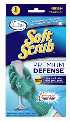 Premium Defense Rubber Gloves, Medium