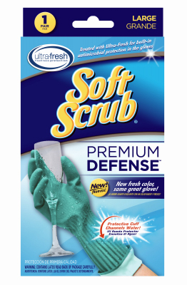 Premium Defense Rubber Gloves, Large