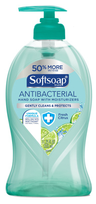 Antibacterial Handsoap Pump, Fresh Citrus , 11.25 oz.