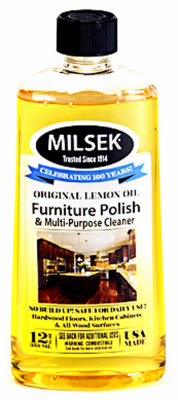 Furniture Polish & Multi-Purpose Cleaner, Lemon Oil, 12 oz.