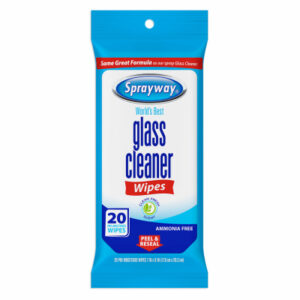 Glass Cleaner Wipes, 20-Ct.