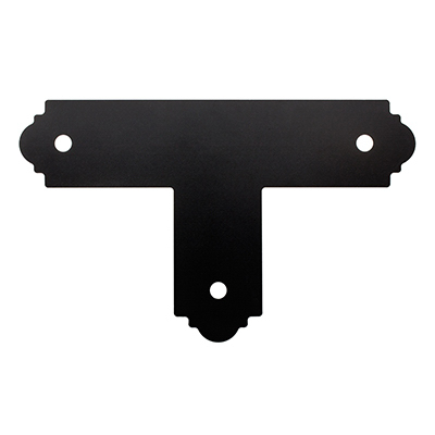 Outdoor Accents T Strap, ZMAX Coated, Galvanized Steel, 4 x 4 In.