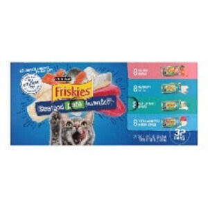 Cat Food Pack, Seafood Variety, 32-Ct. Cans