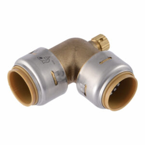 90-Degree Pipe Elbow with Drain / Vent, 3/4 x 1/8 In.