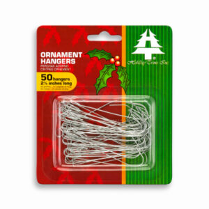 Christmas Ornament Hangers, Silver, 2-1/2-In., 50-Ct.