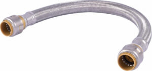 Coupling Hose, Flexible, 1/2 x 1/2 In., 18 In.