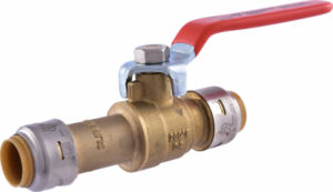 Slip Ball Valve, Lead-Free, 1/2 In.