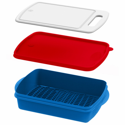 2-Pc. Prep & Store Marinade Set + Cutting Board