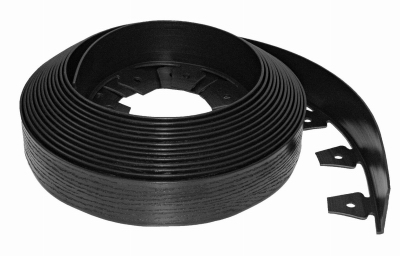 Tall Wall No-Dig Landscape Edging, Black, 2.5 In. x 20 Ft.