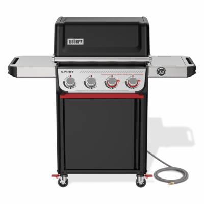 NEW! Spirit EP-425 Natural Gas Grill, 4 Burners & Sear Burner, Digital Thermometer, Black