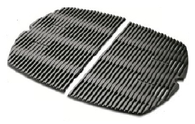 Cooking Grates For Q Grills, Cast Iron, 2-Pk.
