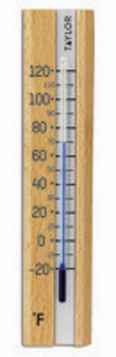 Indoor Thermometer, Wood Case