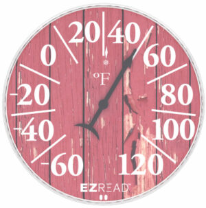 Old Barn Look Thermometer, 8 In. Dial