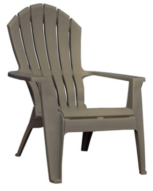 RealComfort Adirondack Chair, Ergonomic, Resin, Portobello