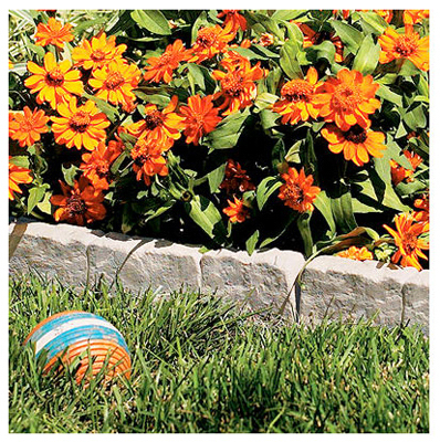 10 Ft. Garden Border Edging, Stone-Look, 12 In. Ea., 10-Pk.