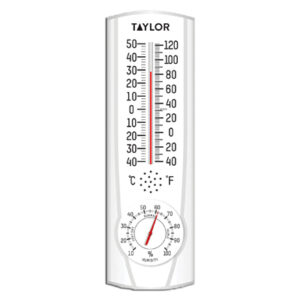 Indoor/Outdoor Thermometer/Hygrometer, 9-In.