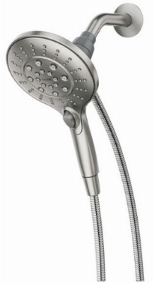 Engage Magnetic Handheld Shower Head, Brushed Nickel, 5.5-In. Dia.