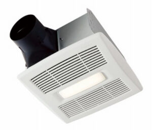 Bath Fan & LED Light, Single Speed, 1.3 Sones, 110 CFM