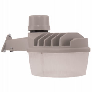 Outdoor Area Light, Dusk-To-Dawn Operation, 7,000 Lumens, Gray