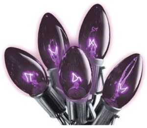 Halloween 25-Ct. Light Set, C9, Dark Purple