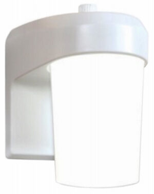 LED Entry & Patio Light, White, 900 Lumens, 120-Volt
