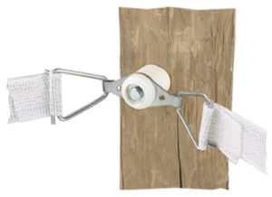Electric Fence Corner Tensioner For 1-1/2 In. Tape, Insulated